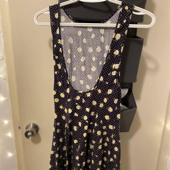 YELLOW ROSE REVERSIBLE COTTON DRESS - Picture 2 of 2